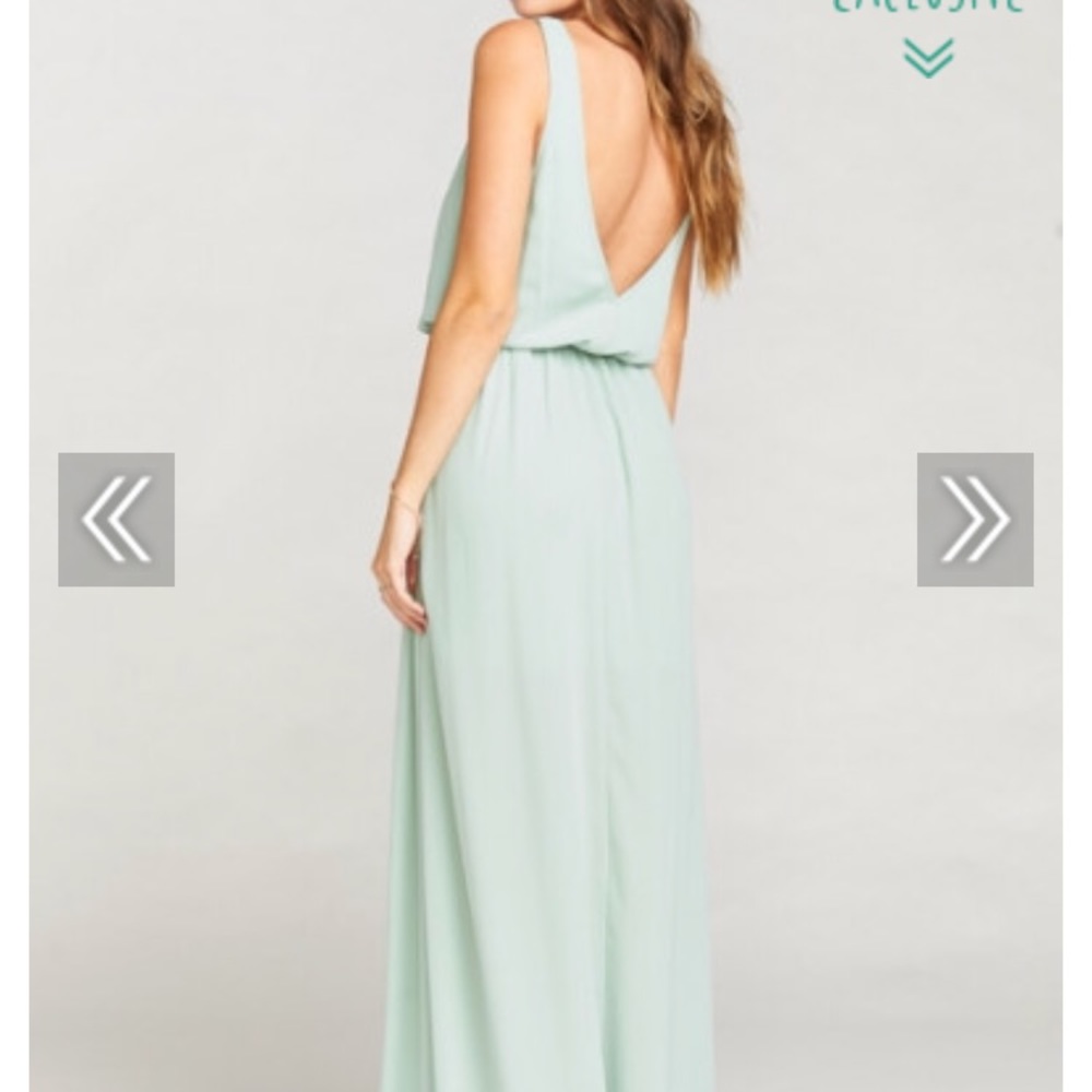 Show me your mumu Kendall Maxi Dusty Mint